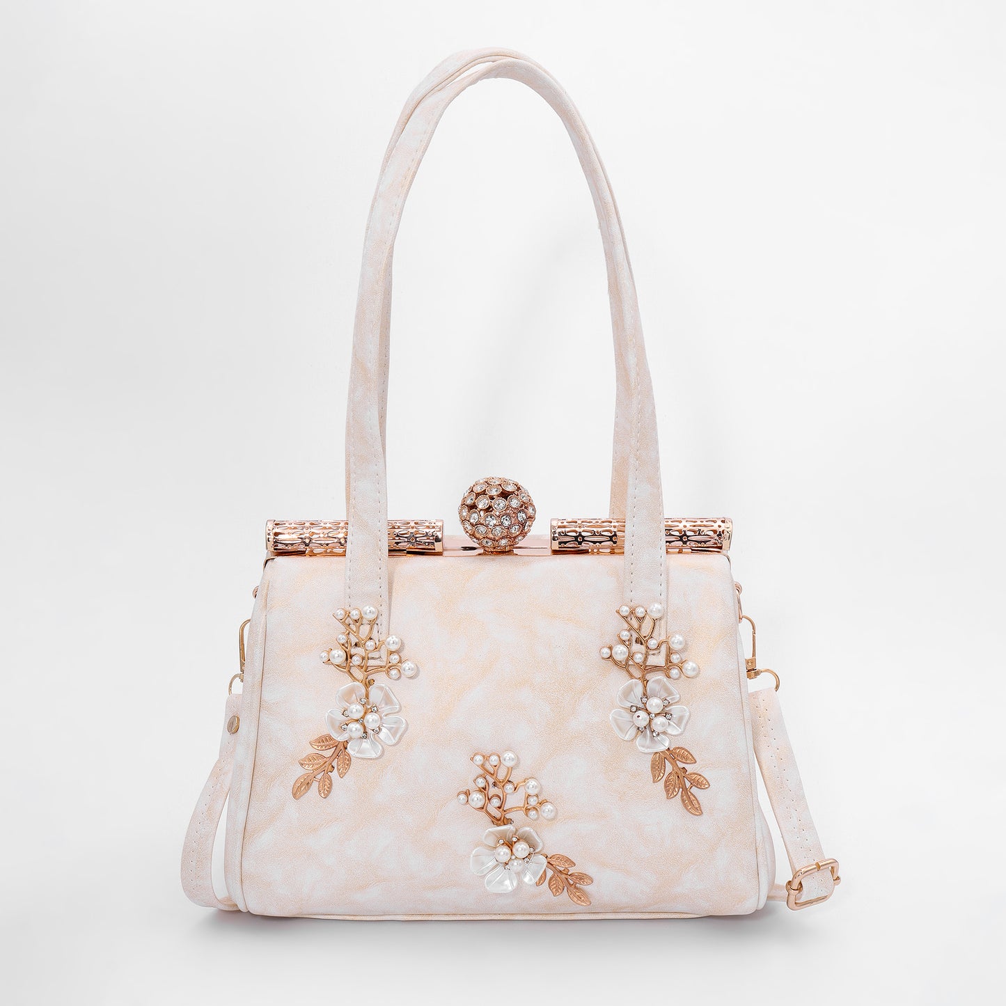 Snowy Elegance Sling Bag