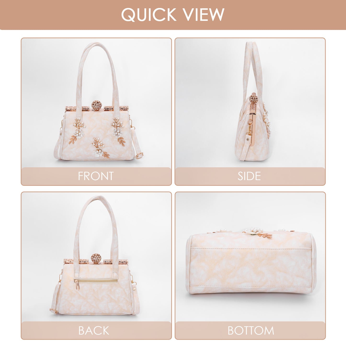 Snowy Elegance Sling Bag
