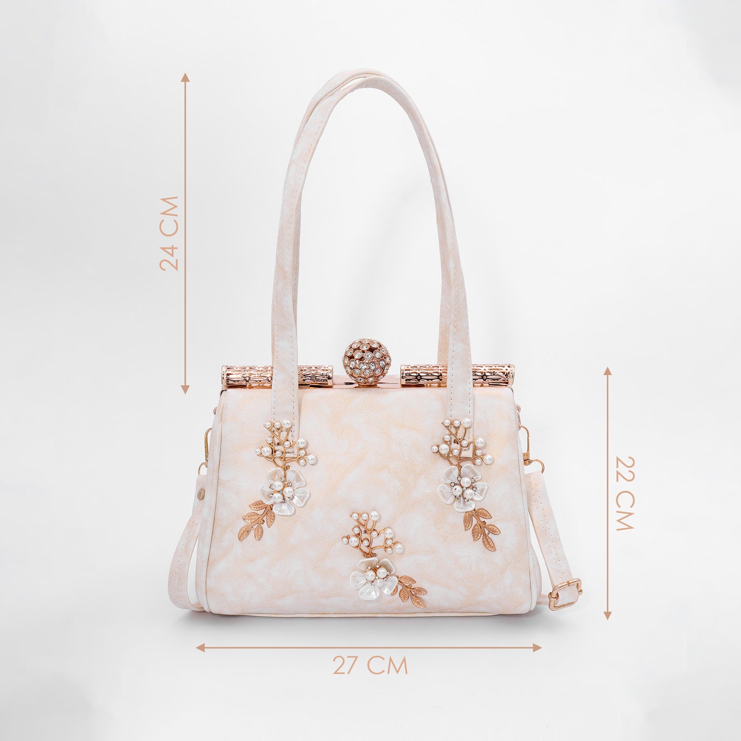 Snowy Elegance Sling Bag