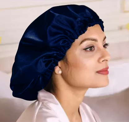 Satin Hair Bonnet (Blue)